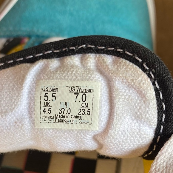 Vans Old Skool Crazy Checks Multi Shoes Women’s Size 7 Men’s Size 5.5 - Picture 9 of 10